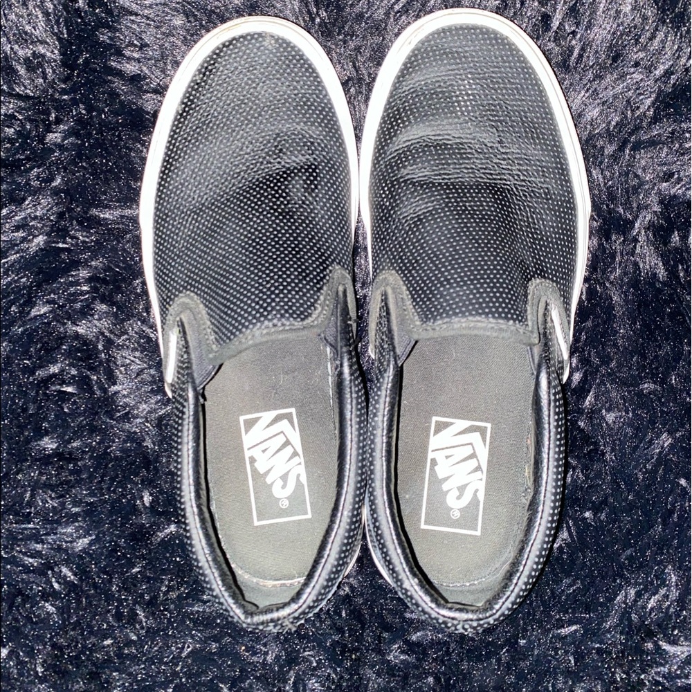 Black water resistant vans